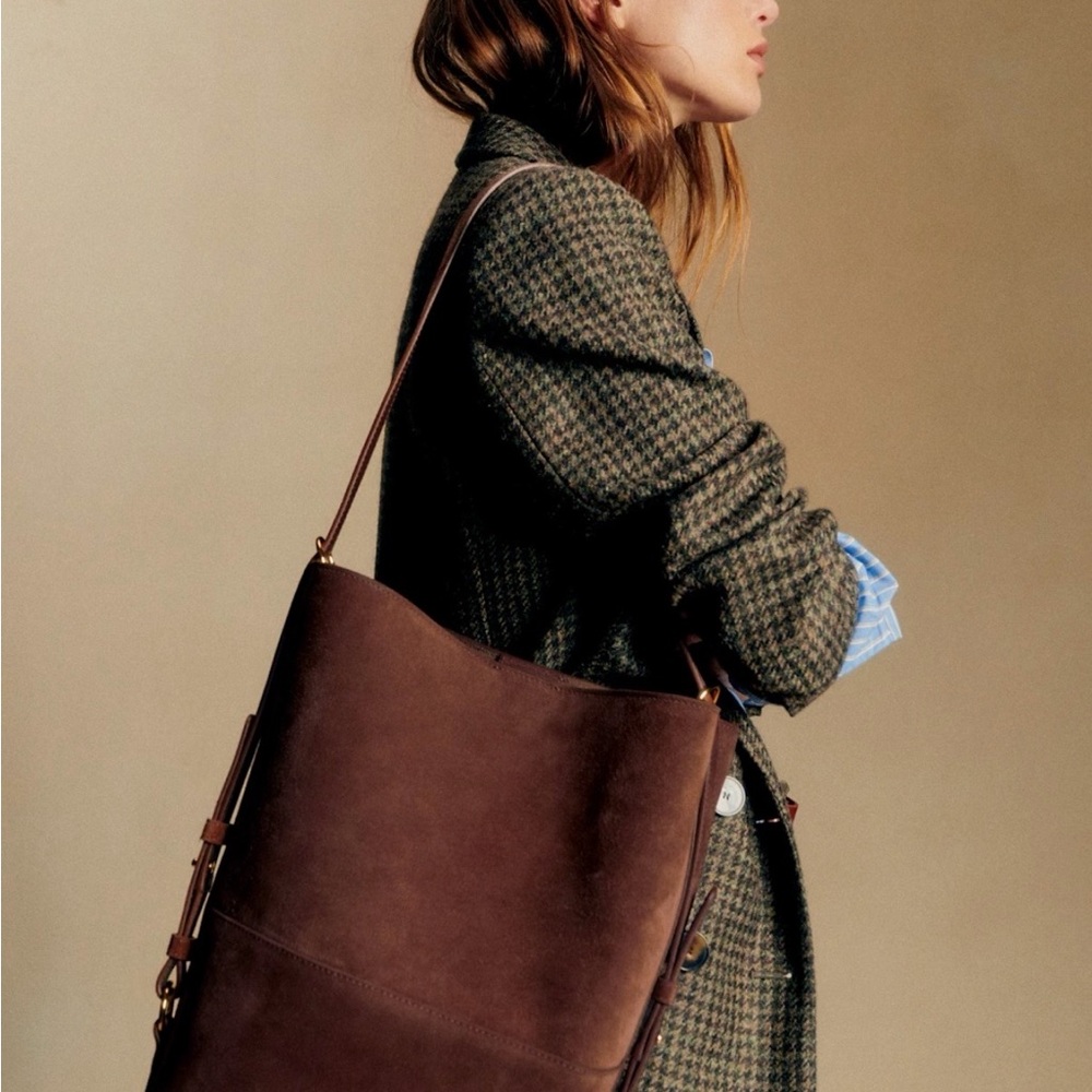Sezane Gary Maxi Bag Choco NWT